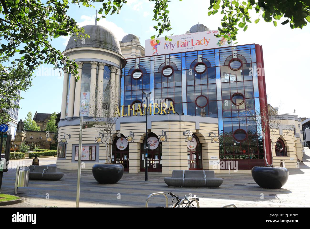 The Alhambra Theatre, the jewel in Bradford's crown, built in 1913, as