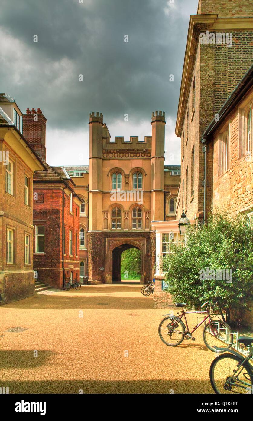 Cambridge Trinity College Stock Photo