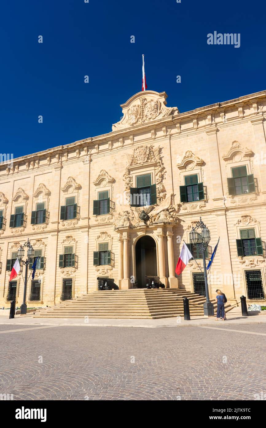 Valletta, Malta, 22 May 2022 City hall of Valletta Stock Photo Alamy