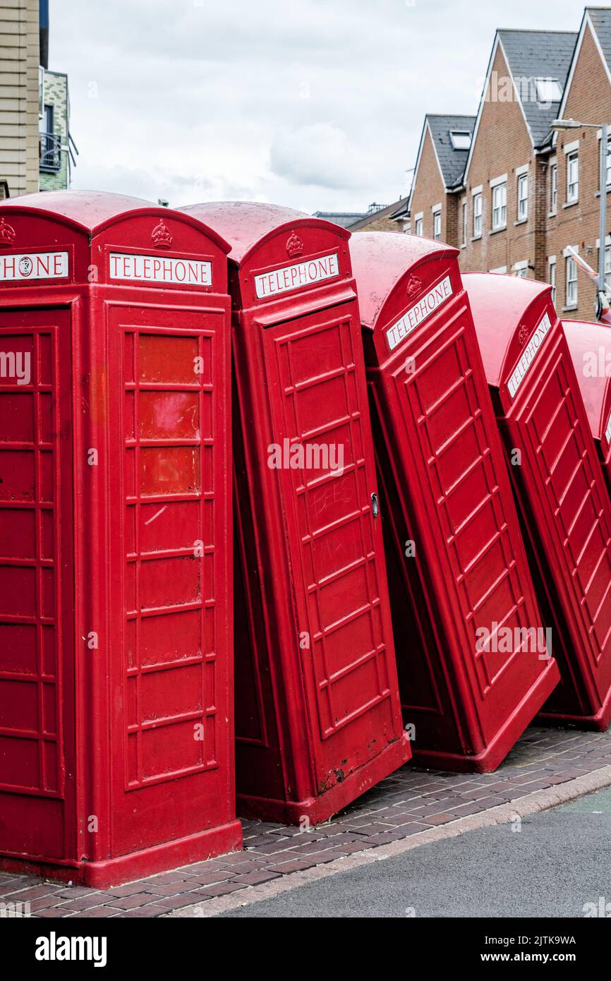 KingstonUponThames, London, UK, August 29 2022, A Line Of Traditional