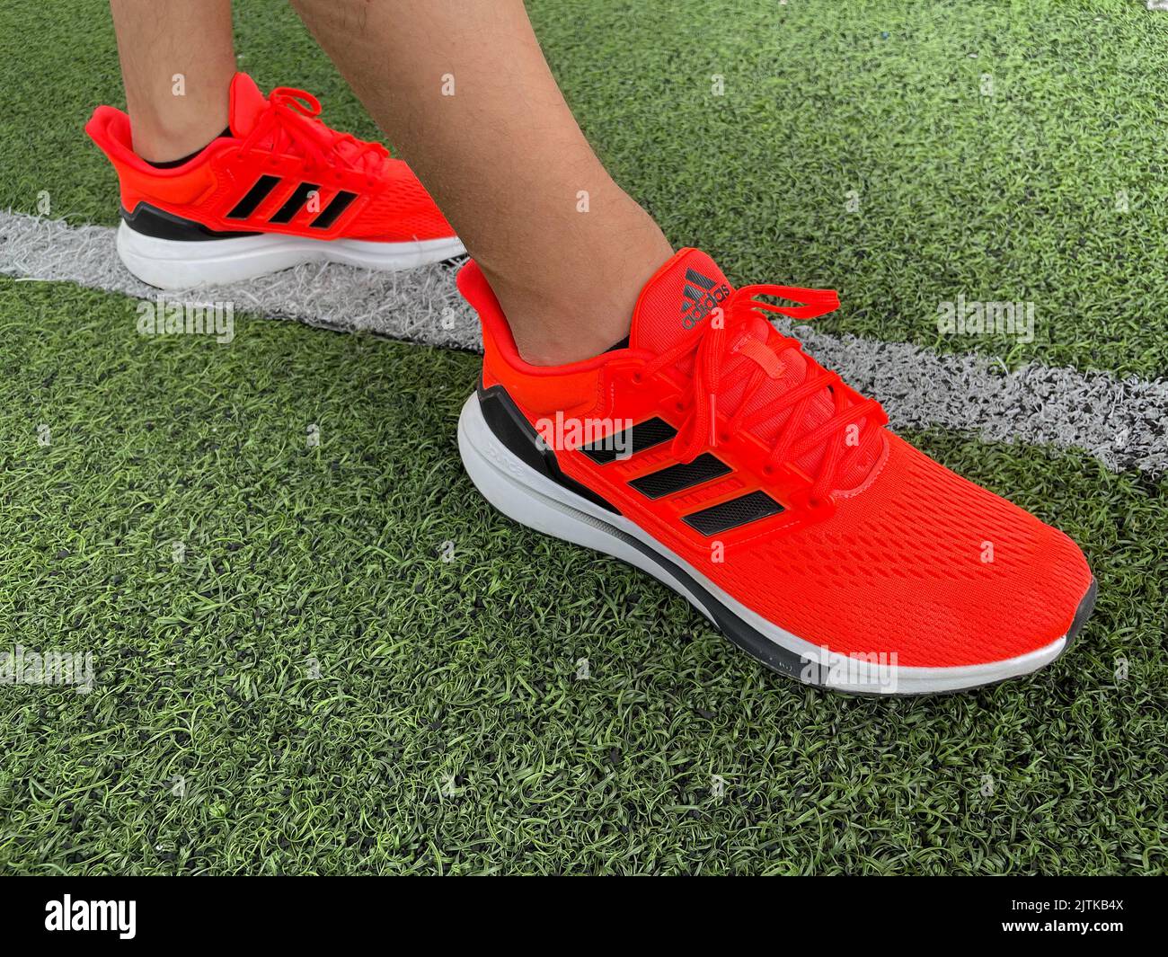 Adidas orange shoes hi-res stock photography and images - Alamy