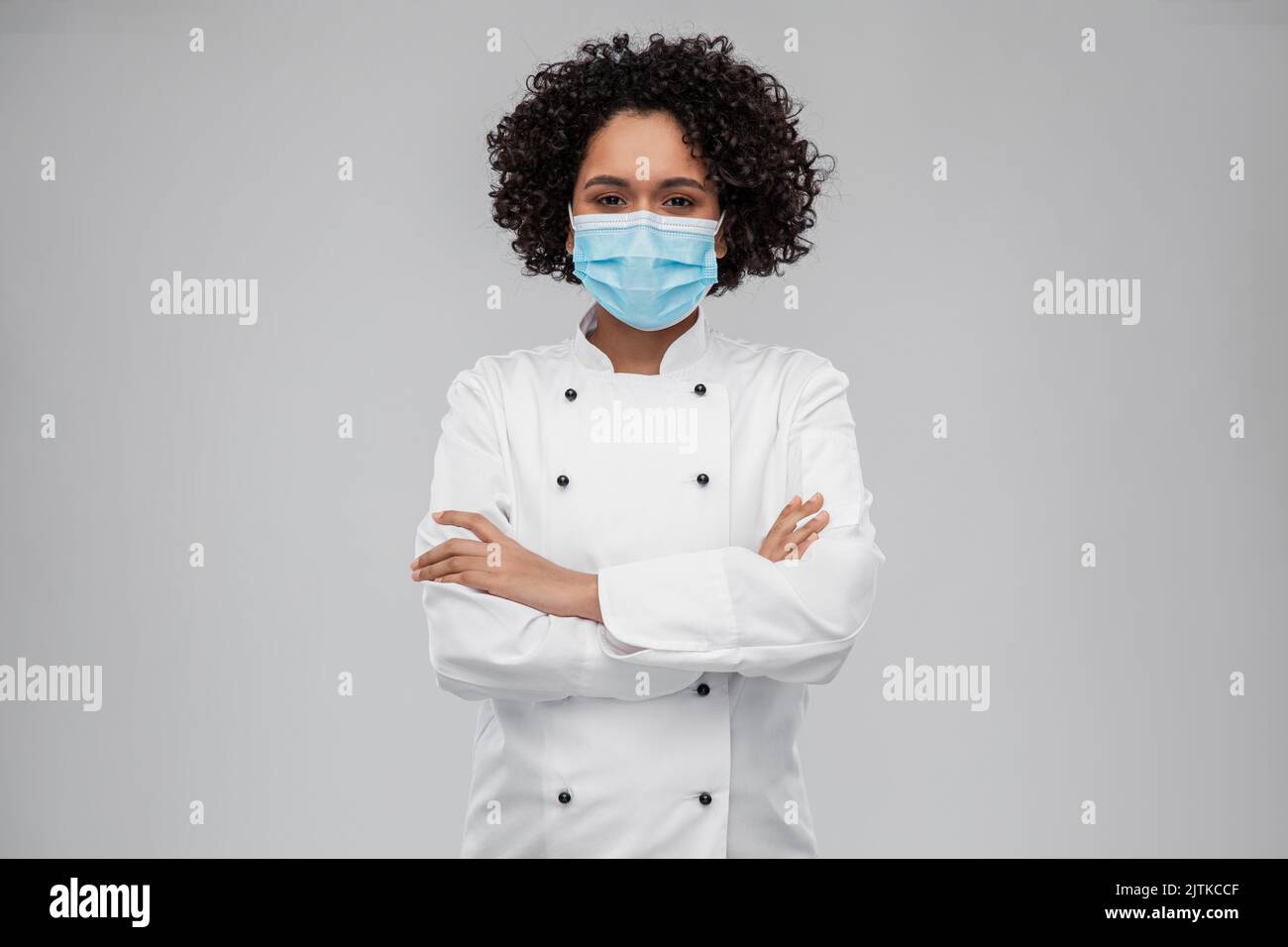 Woman medical mask in jacket hi-res stock photography and images - Alamy