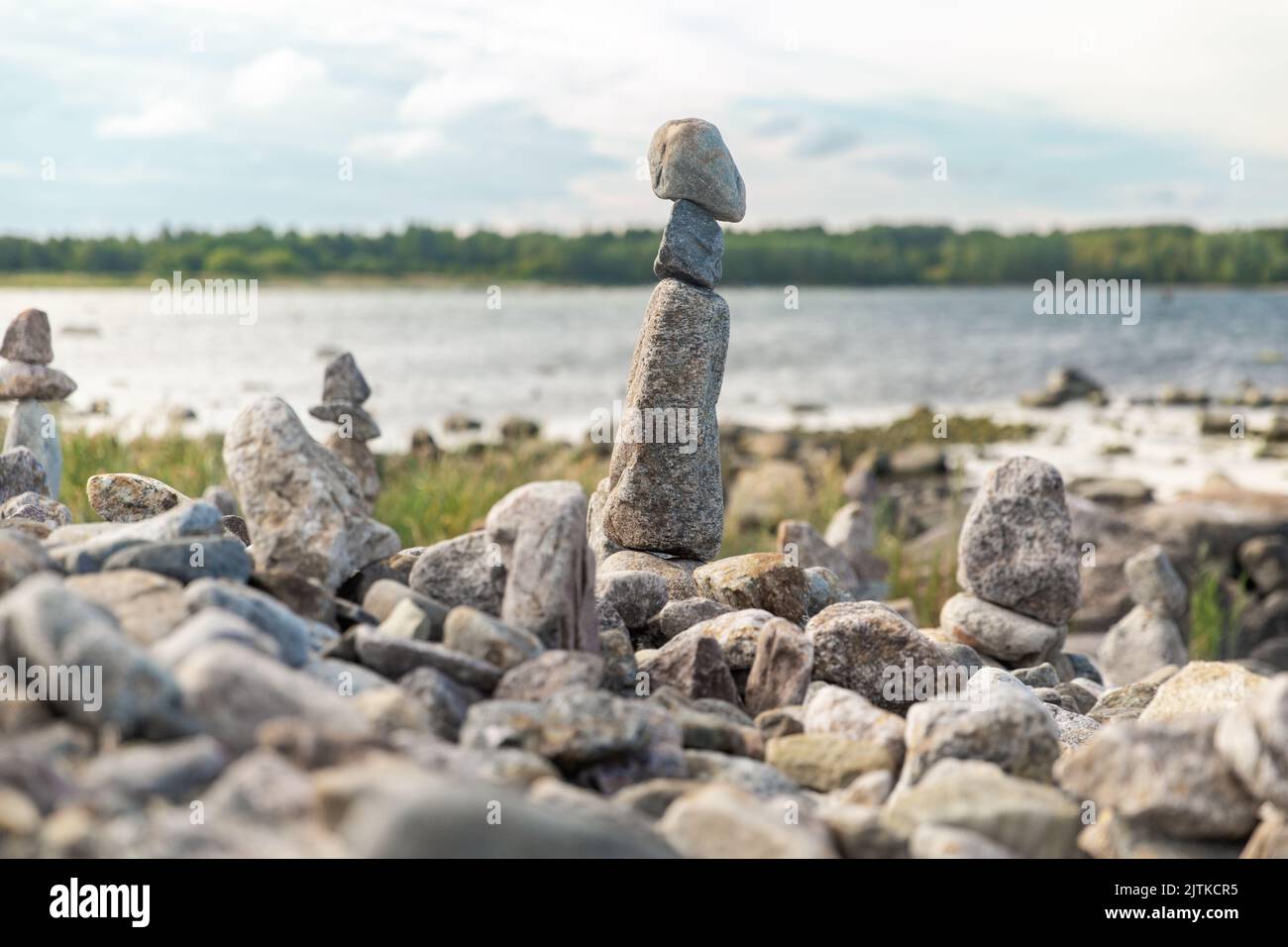 Pebble stone towers hi-res stock photography and images - Alamy