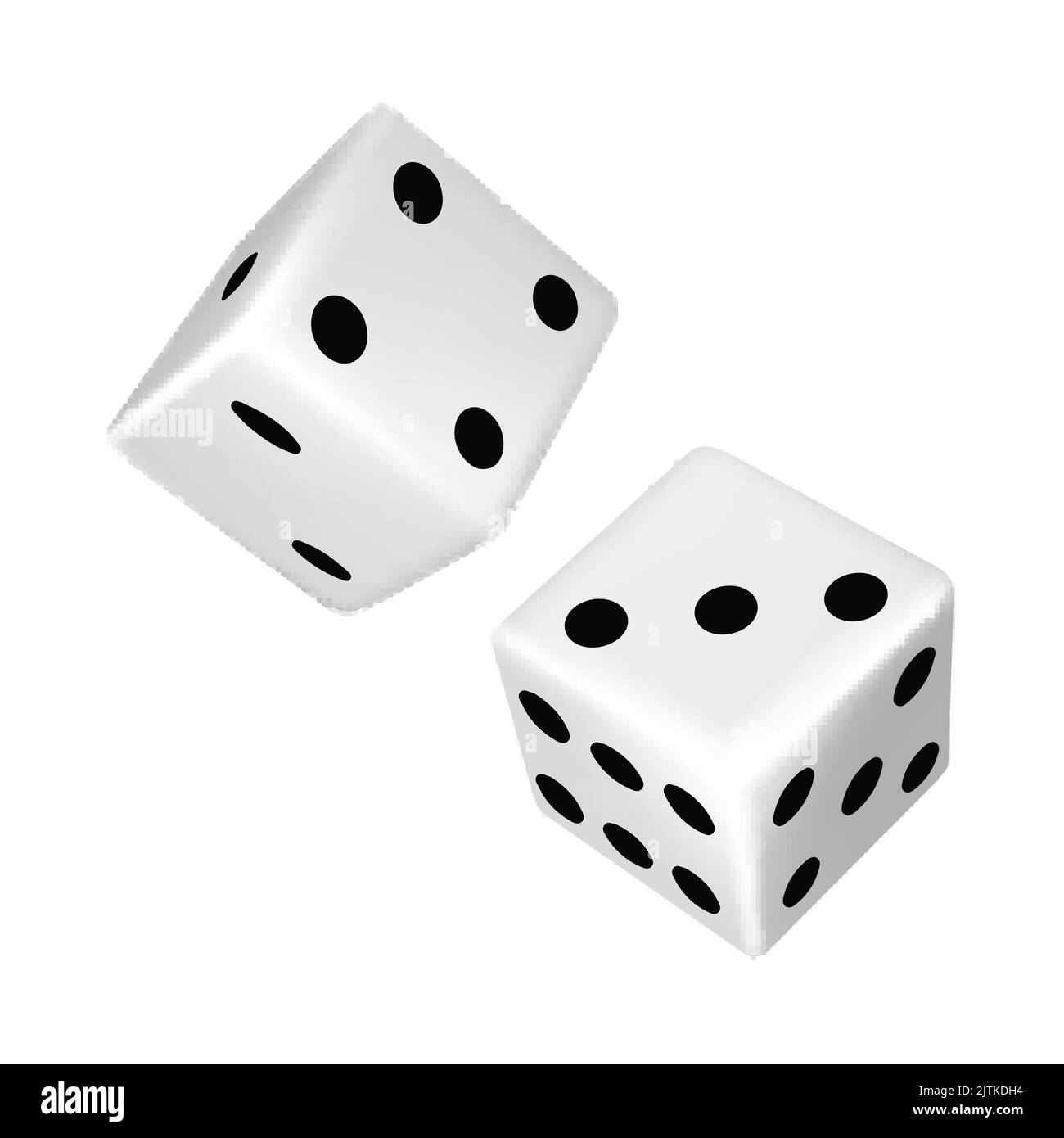 dice gambling realistic vector Stock Vector Image & Art Alamy
