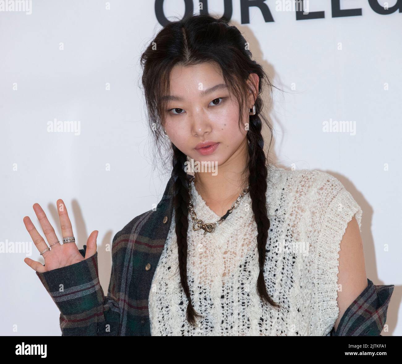 Seoul, South Korea 31 Aug 2022 South Korean model Bae Yoonyoung