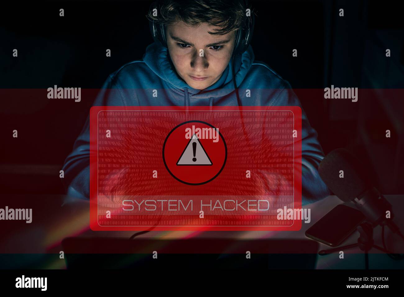 Hacker attack. Intrusion, cybersecurity,information protection, data