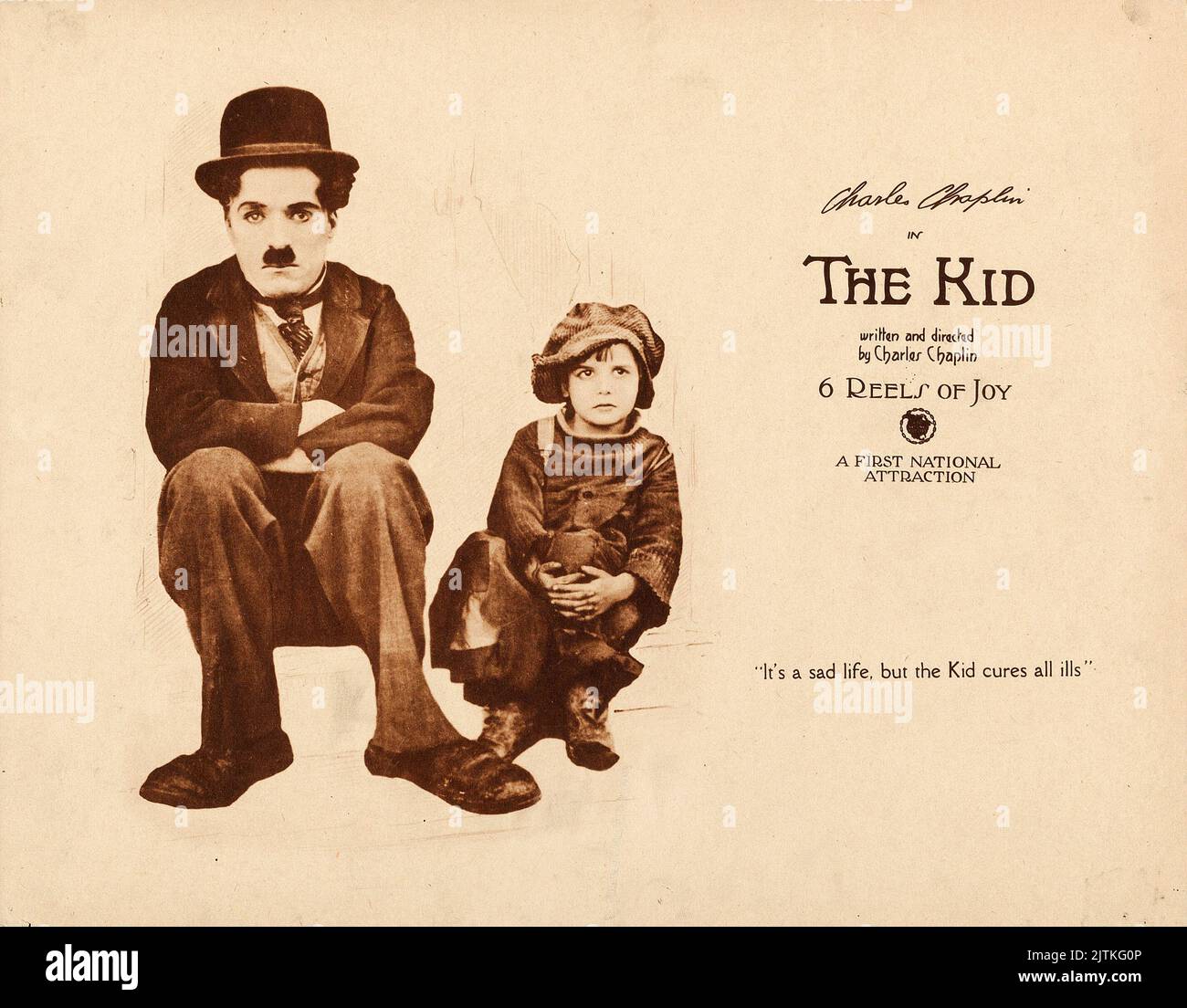 Charlie Chaplin Poster The Kid