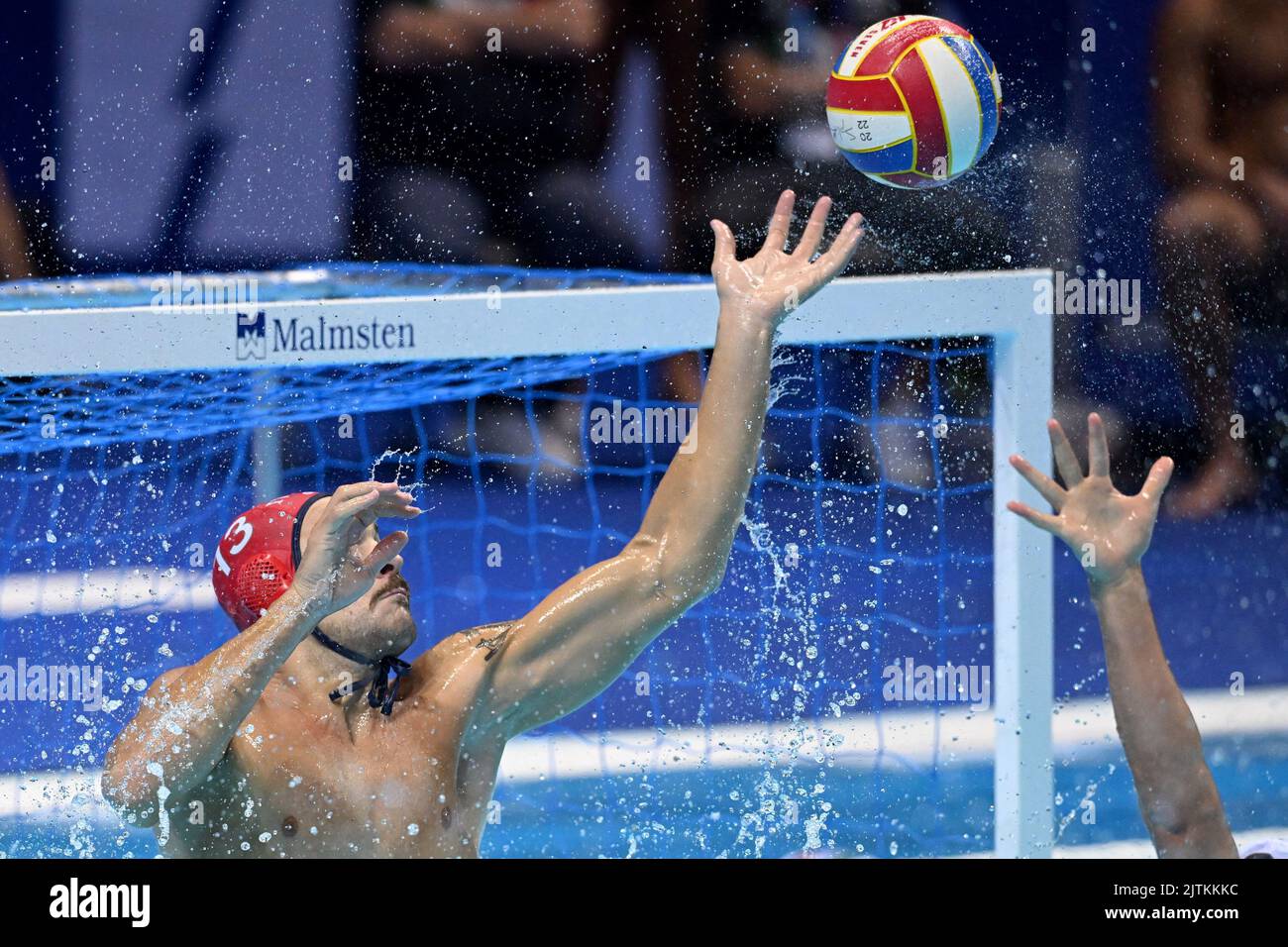 SPLIT CROATIA AUGUST 31 Gaolkeeper Of Italy Gianmarco Nicosia Makes split-croatia-august-31-gaolkeeper-of-italy-gianmarco-nicosia-makes