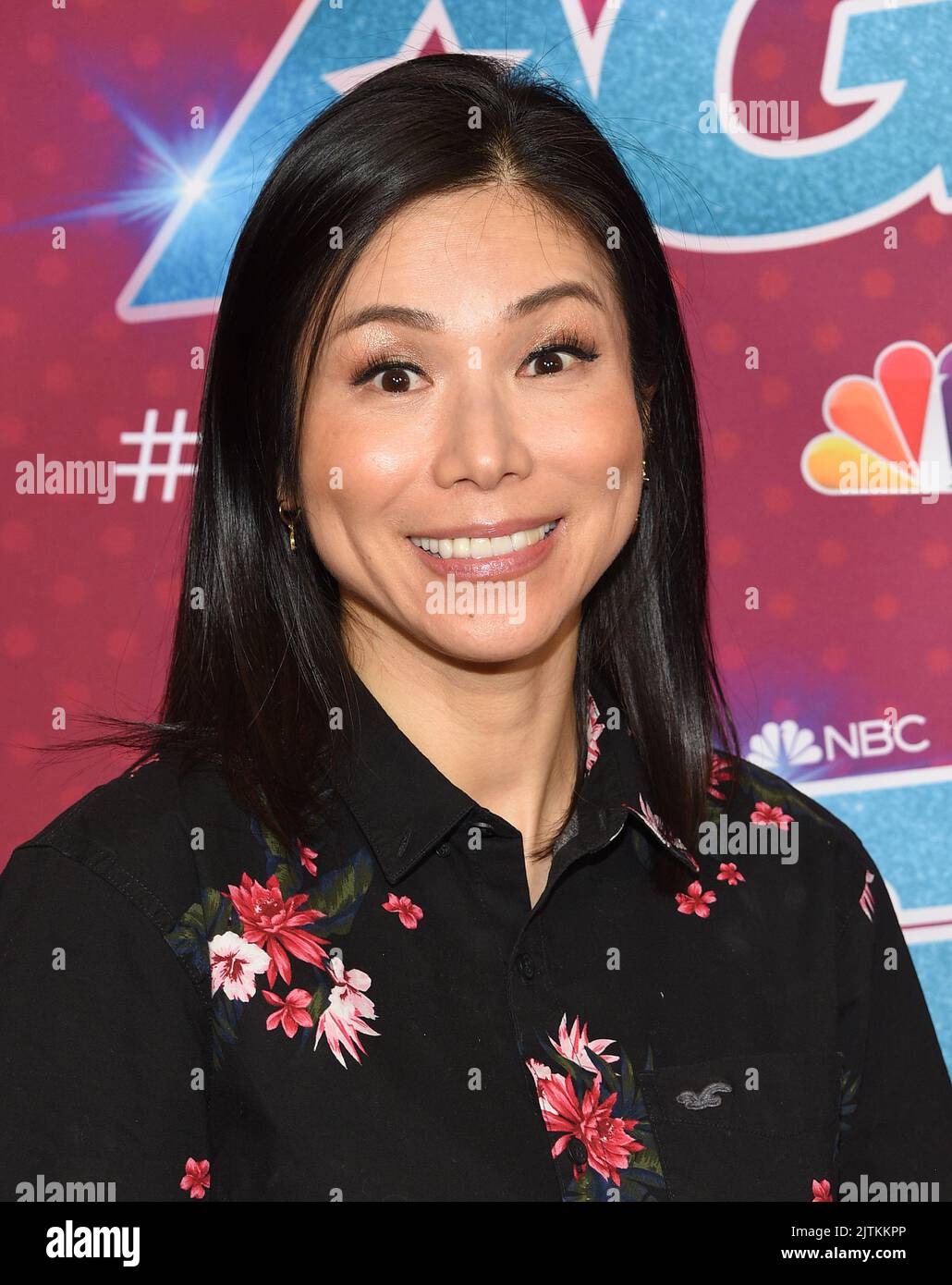 Aiko Tanaka arriving to "America's Got Talent" season 17, Aug. 9 live