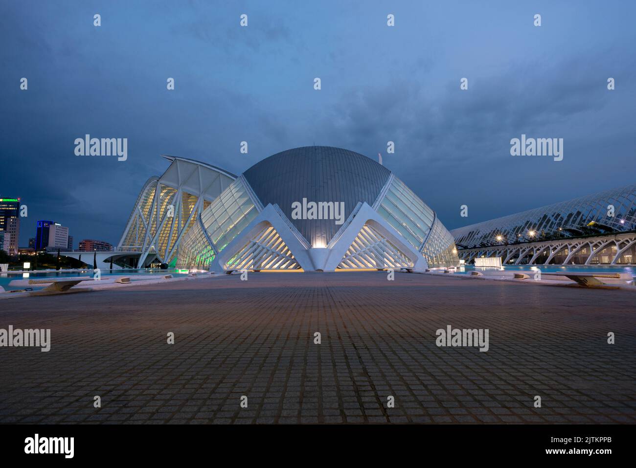 The Hemispheric Building at the City of Arts and Scineces, Valencia Spain. Stock Photo