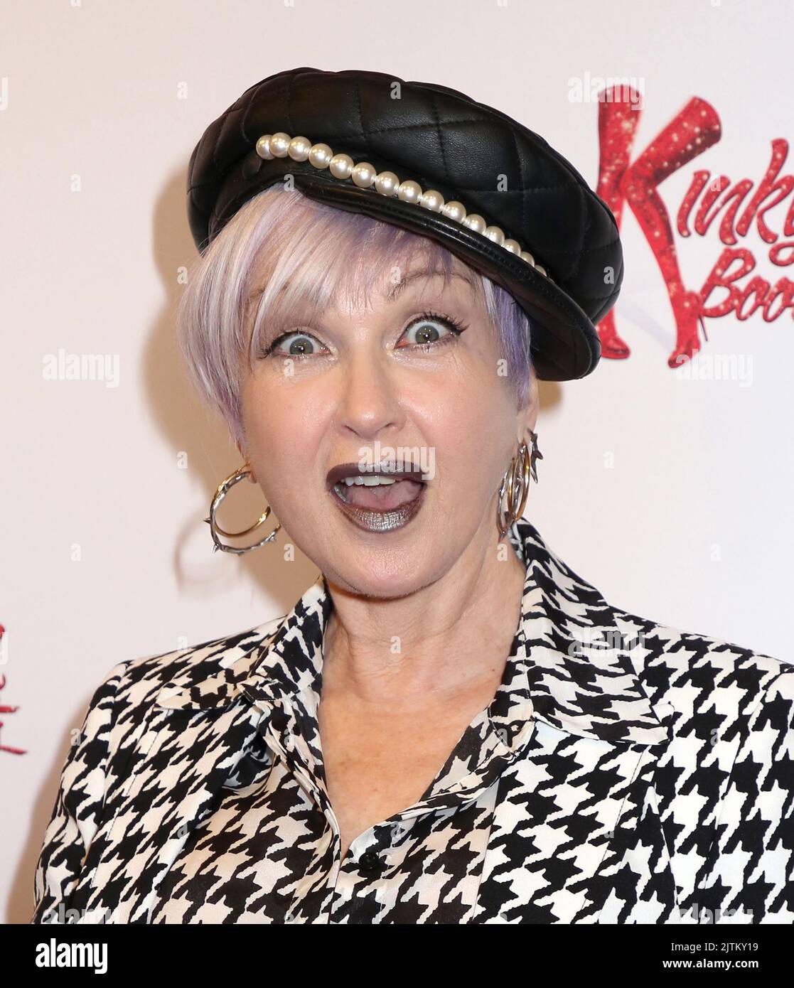 Cyndi Lauper attending 'Kinky Boots' OffBroadway Opening Night held at