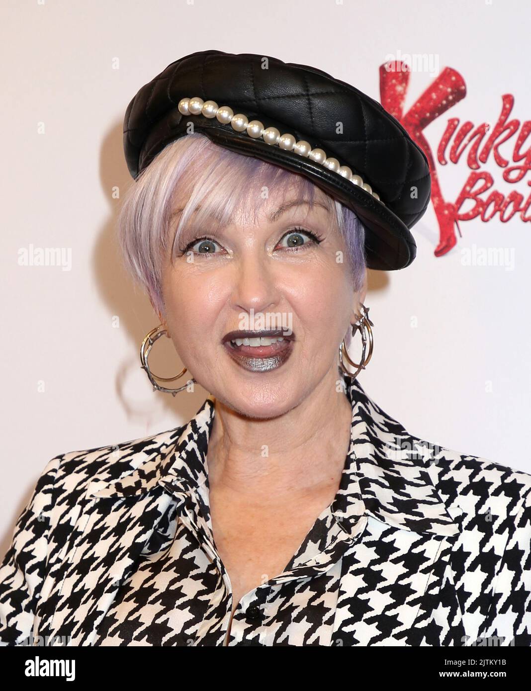 Cyndi Lauper attending 'Kinky Boots' OffBroadway Opening Night held at