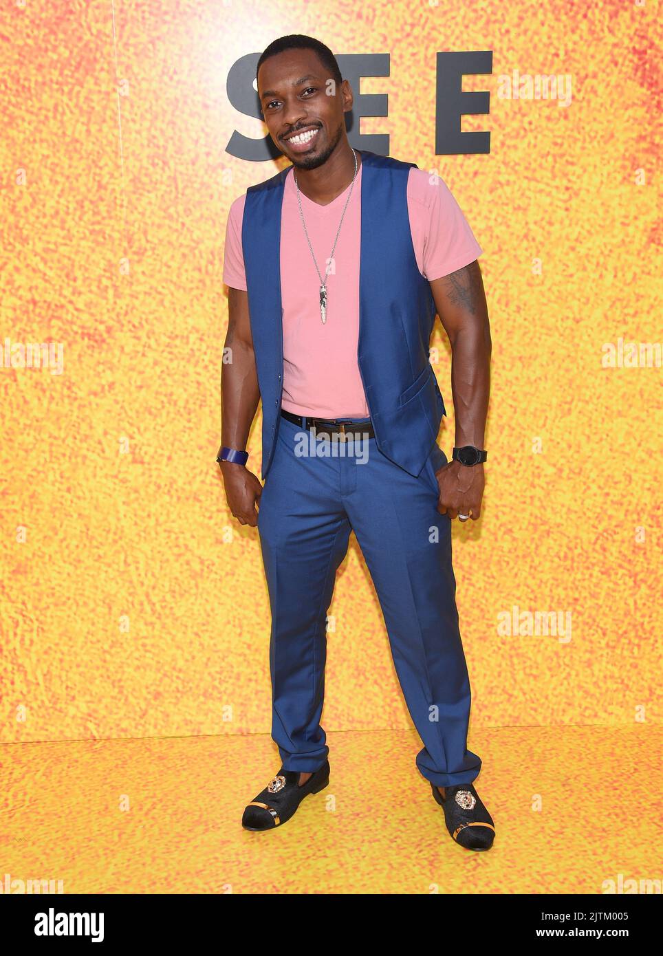 Melvin Jackson Jr. arriving to Apple TV+ ‘See’ Season 3 Premiere at