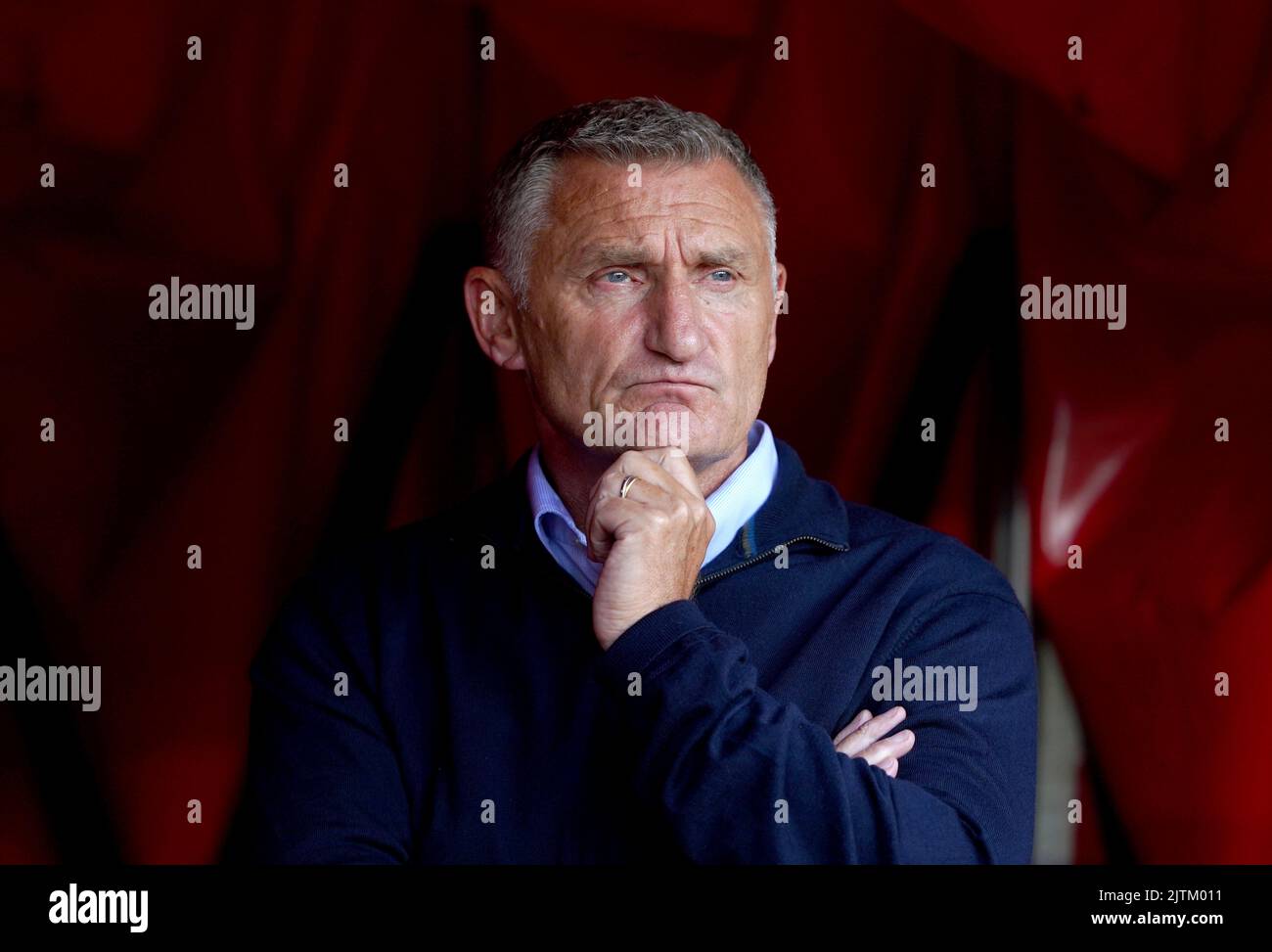 Sunderland manager Tony Mowbray ahead of the Sky Bet Championship match at the Stadium of Light, Sunderland. Picture date: Wednesday August 31, 2022. Stock Photo