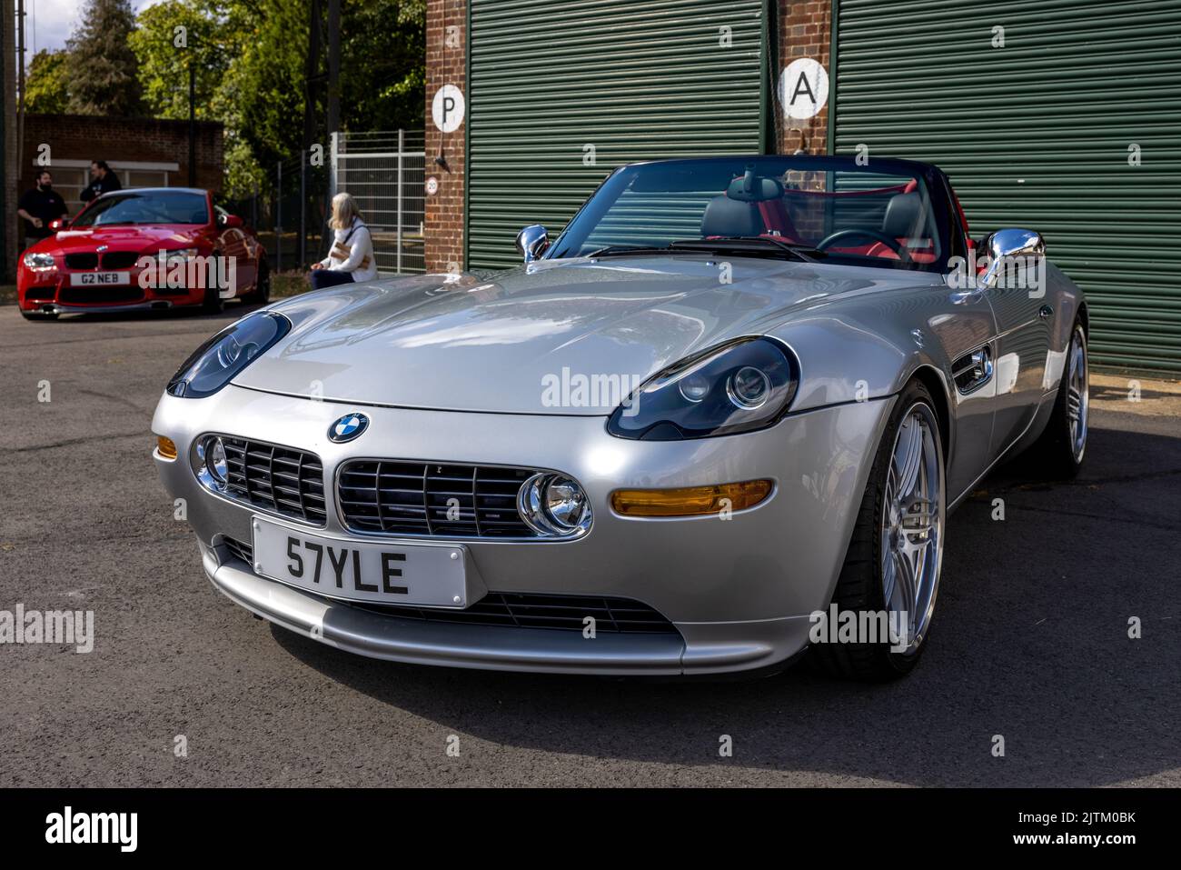 BMW Z8 Roadster’57YLE’ on display at the Bicester Heritage Scramble celebrating 50 years of BMW M Stock Photo