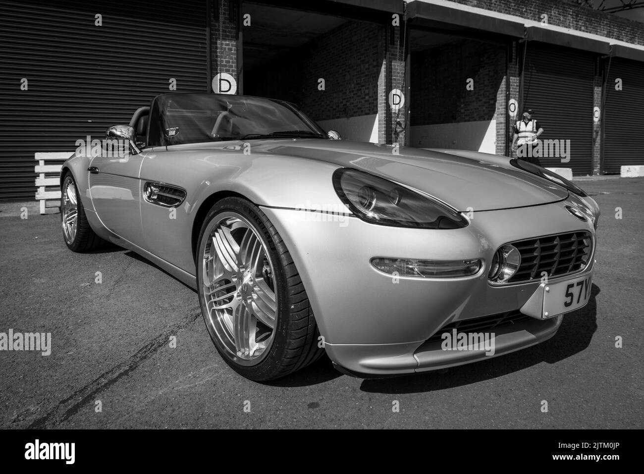 BMW Z8 Roadster’57YLE’ on display at the Bicester Heritage Scramble celebrating 50 years of BMW M Stock Photo
