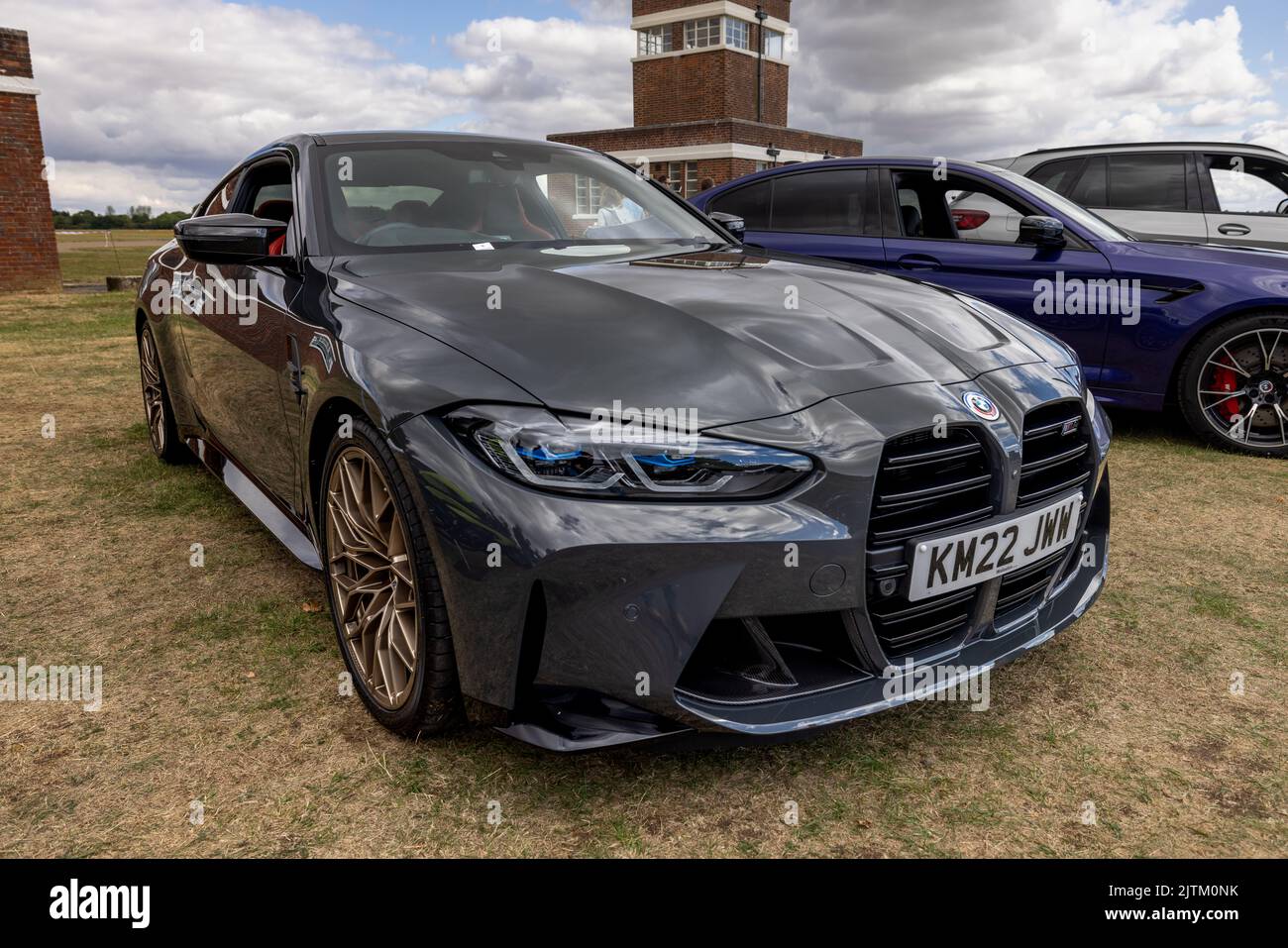 2022 BMW M4 Competition Coupe ‘KM22JWW’ on display at the Bicester ...