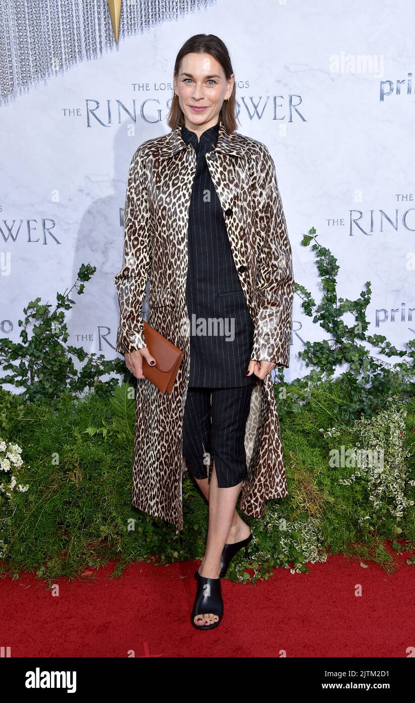 Christiane Paul arriving to 'The Lord of the Rings: The Rings of Power' Los Angeles premiere held at The Culver Studios in Culver City, CA on August 15, 2022. © OConnor / AFF-USA.com Stock Photo