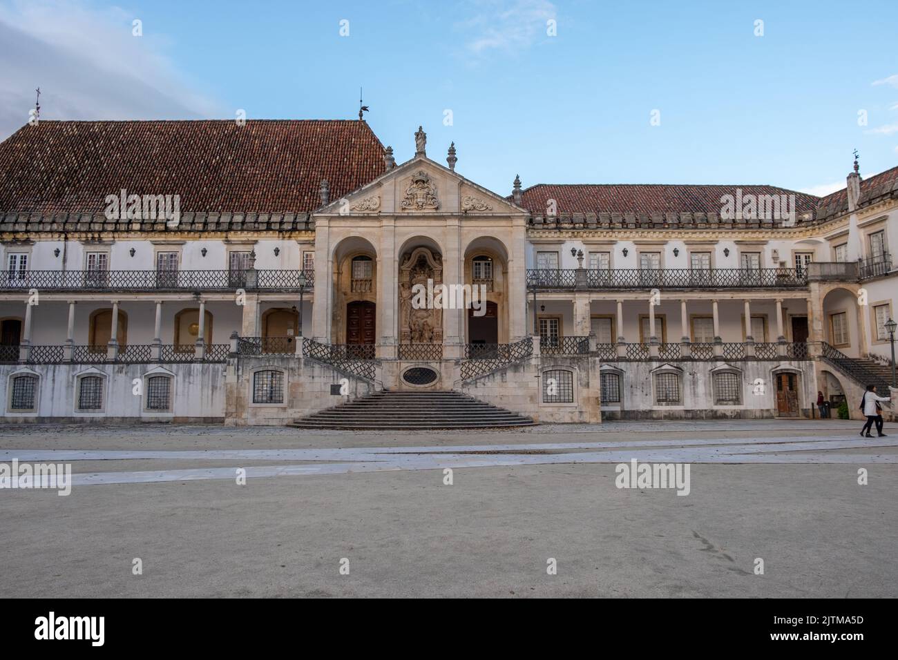 Campus of Coimbra university, one of the oldest universities in Europe Stock Photo