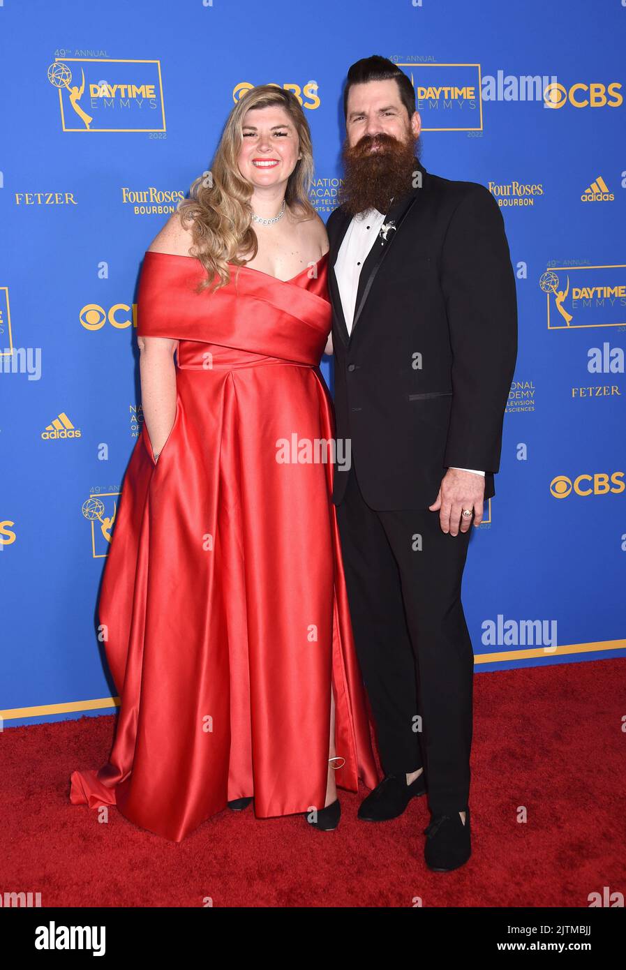 Candis Meredith and Andy Meredith arriving at the 2022 Creative Arts