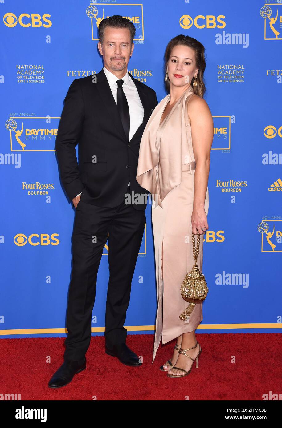 Ted King and Maya Rodwell arriving at the 2022 Creative Arts and