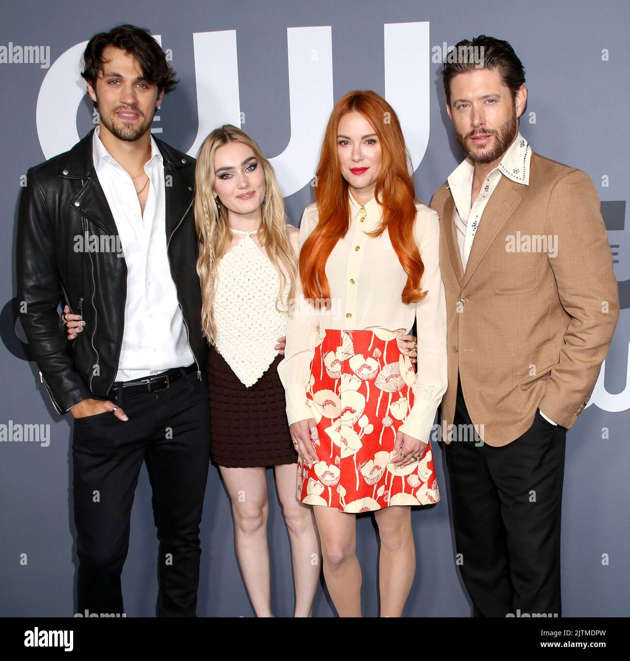 Drake Rodger, Meg Donnelly, Danneel Ackles and Jensen Ackles attending