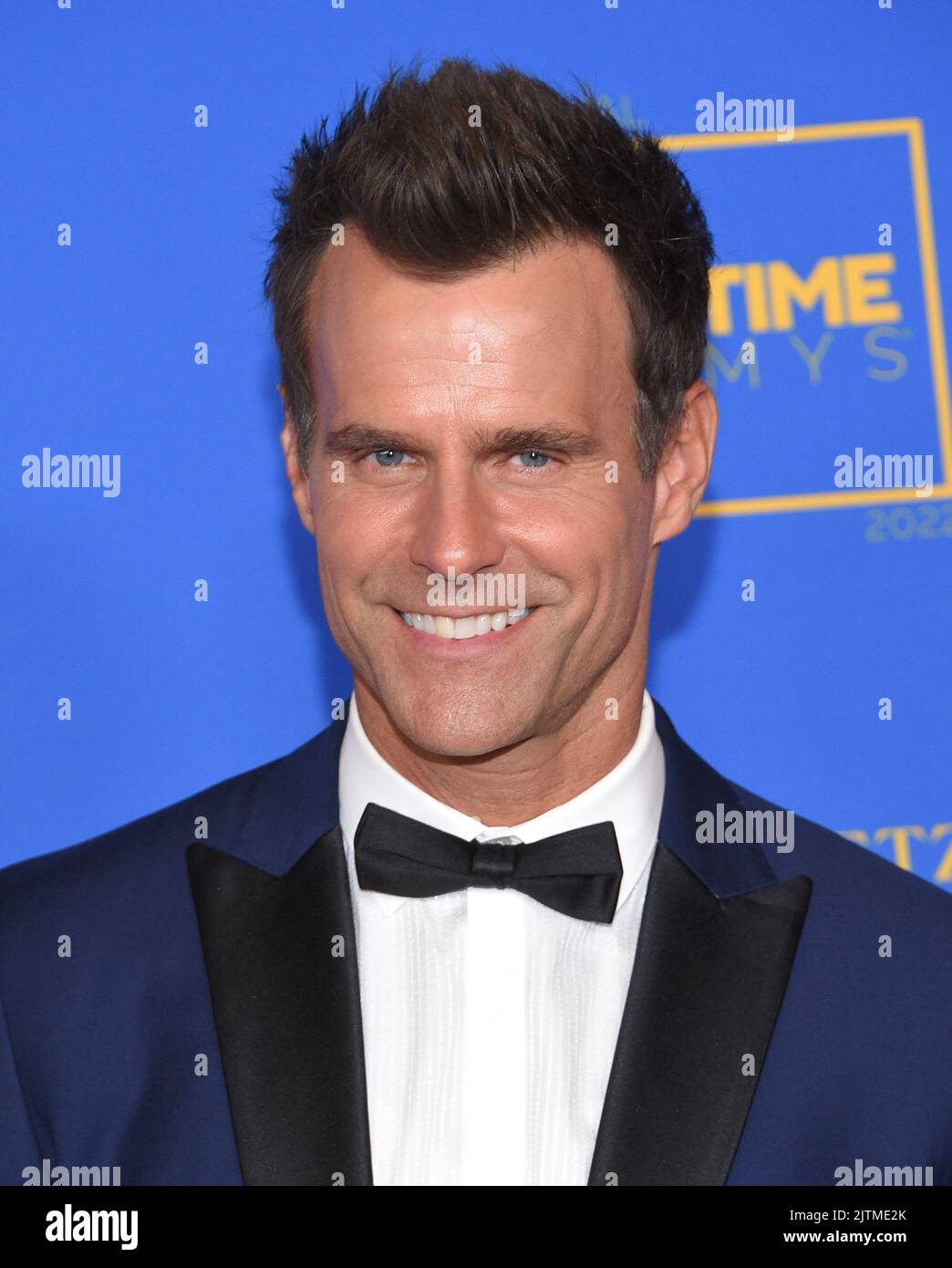 Connor Mathison Cameron Mathison arriving at the 49th Annual Daytime Emmy Awards held ...