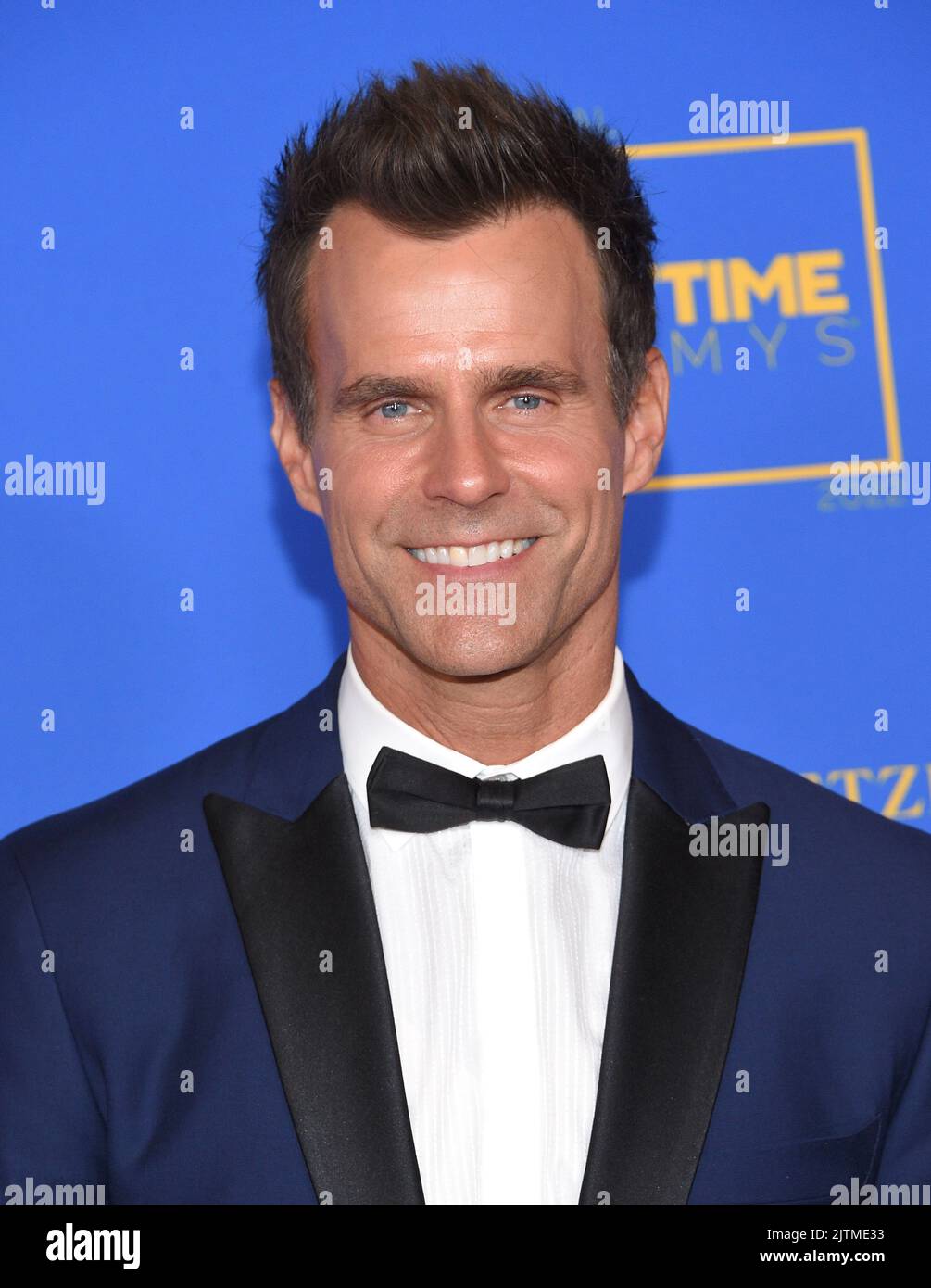 Connor Mathison Cameron Mathison arriving at the 49th Annual Daytime Emmy Awards held ...