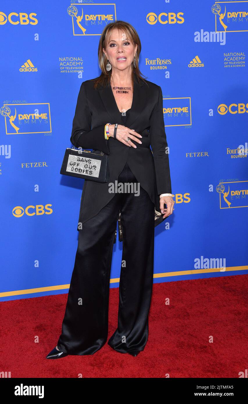 Nancy Lee Grahn arriving at the 49th Annual Daytime Emmy Awards held at the Pasadena Civic Auditorium on June 24, 2022 in Pasadena, CA. © OConnor- Arroyo/AFF-USA.com Stock Photo