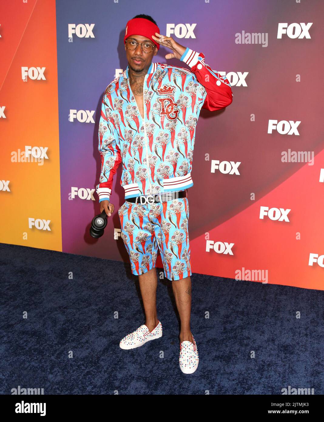 Nick Cannon attending the FOX 2022 Upfront held at at The Four Seasons