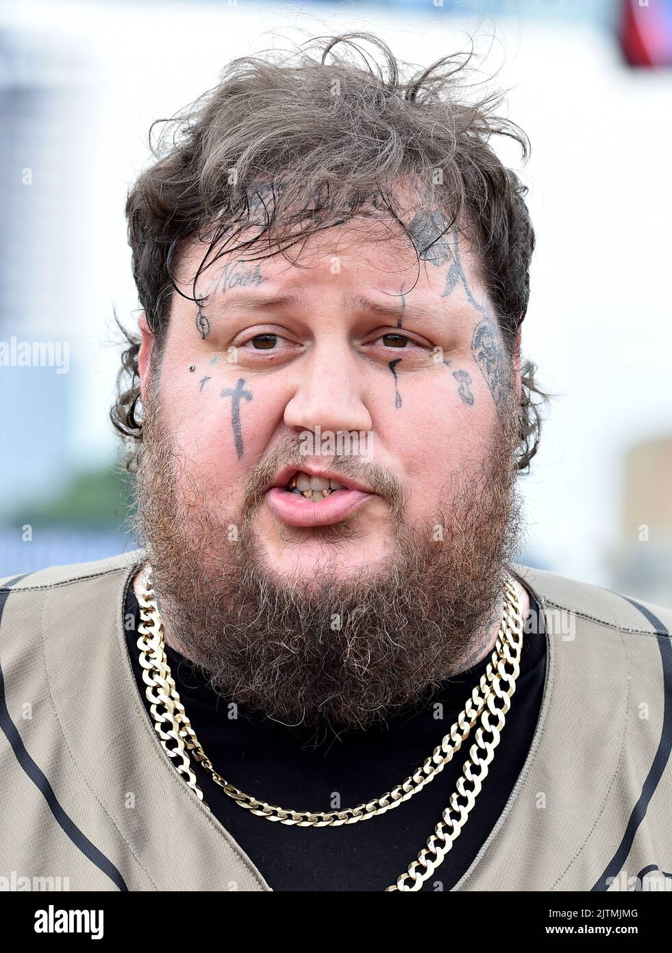 Jelly Roll at the 2nd annual Folds of Honor Rock n Jock game held at