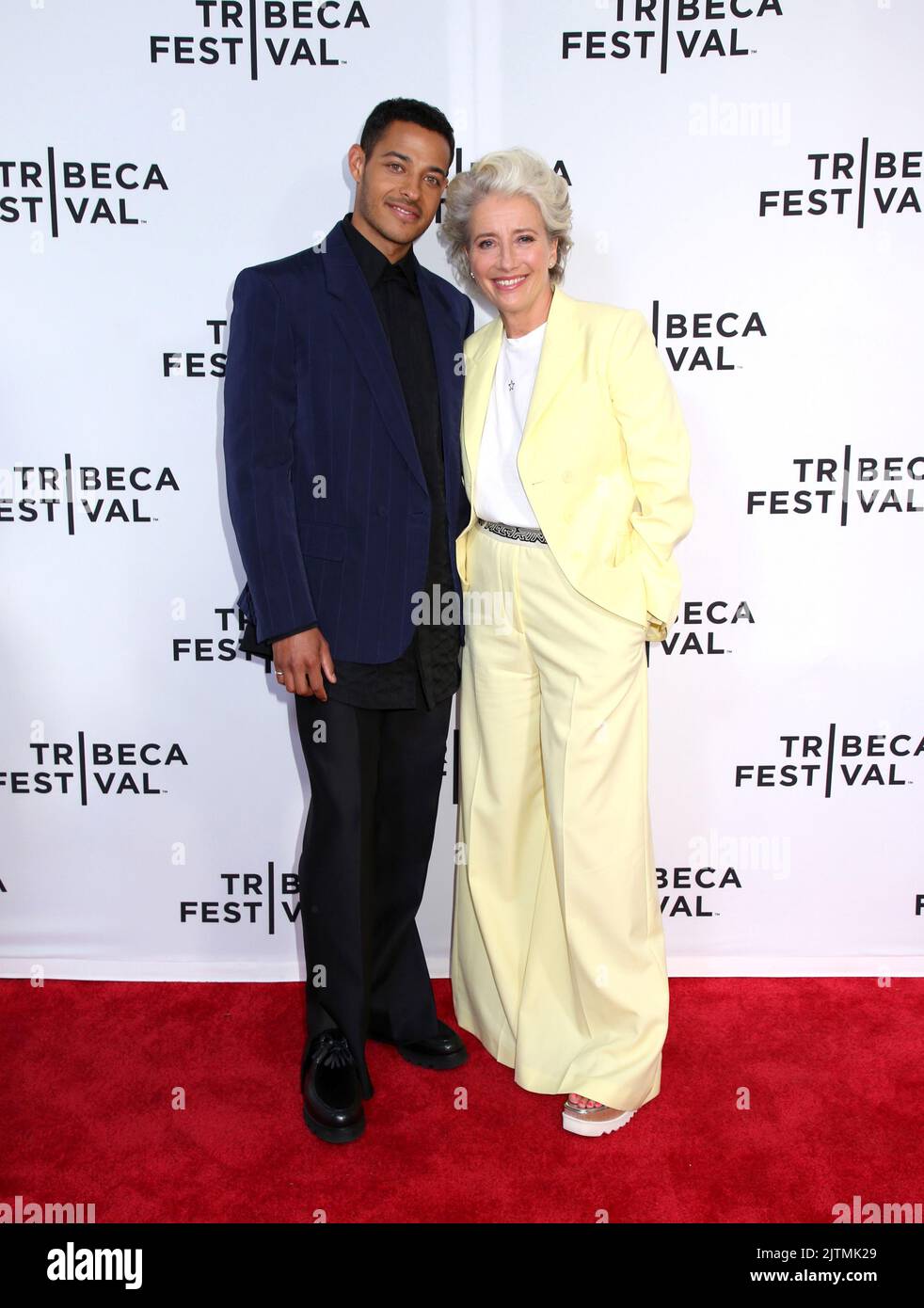 Daryl McCormack and Emma Thompson attending the Tribeca Film Festival ...