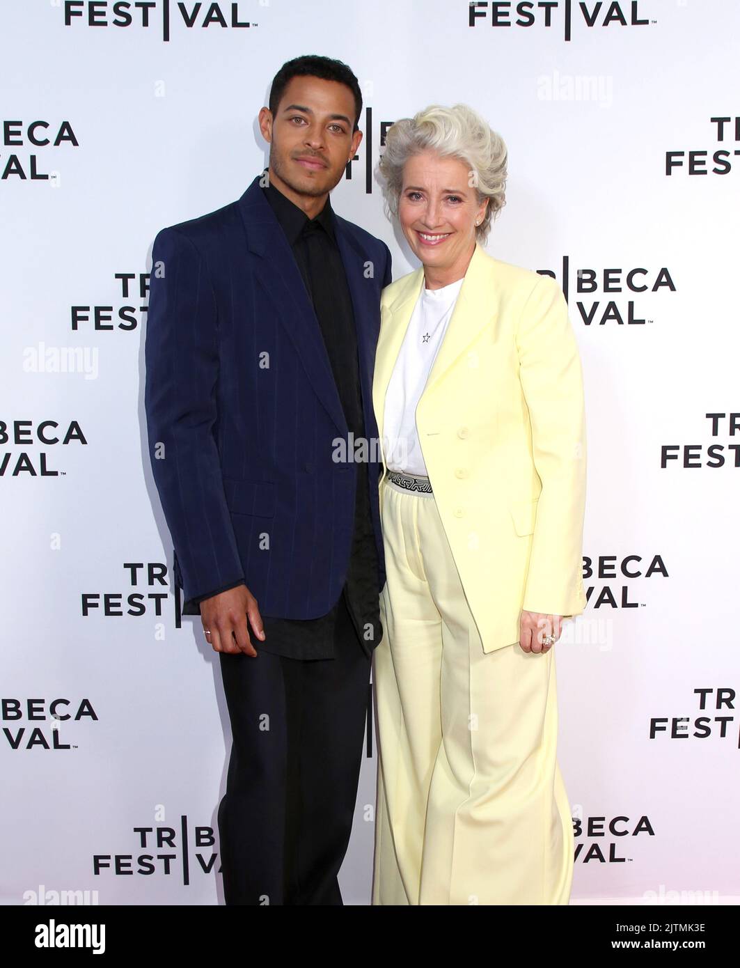 Daryl McCormack and Emma Thompson attending the Tribeca Film Festival ...