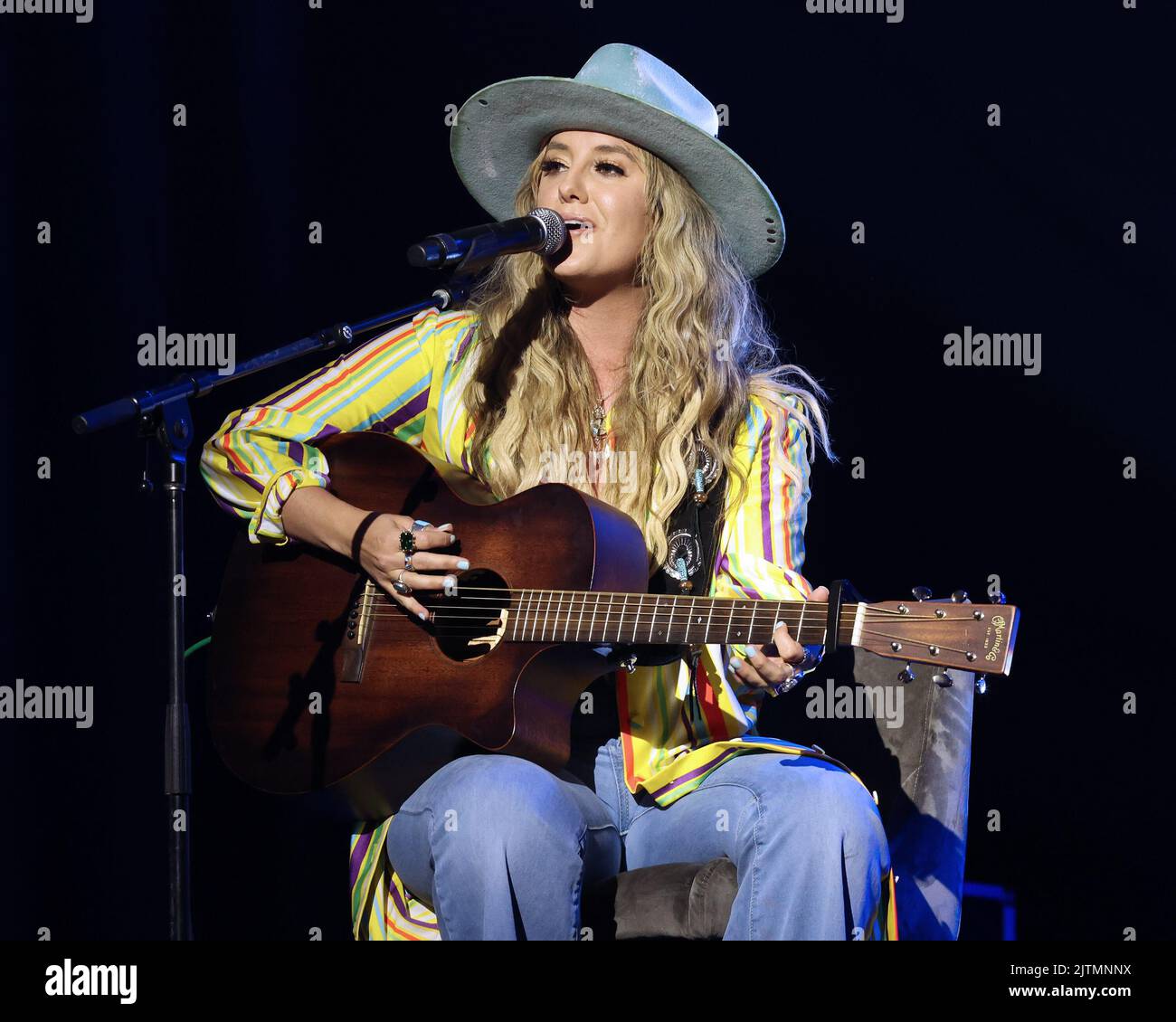 Lainey Wilson at the CMA Music Festival CMA Closeup Stage held on June ...