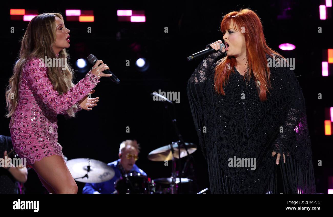 Carly Pearce and Wynonna Judd at the CMA Music Festival held at the