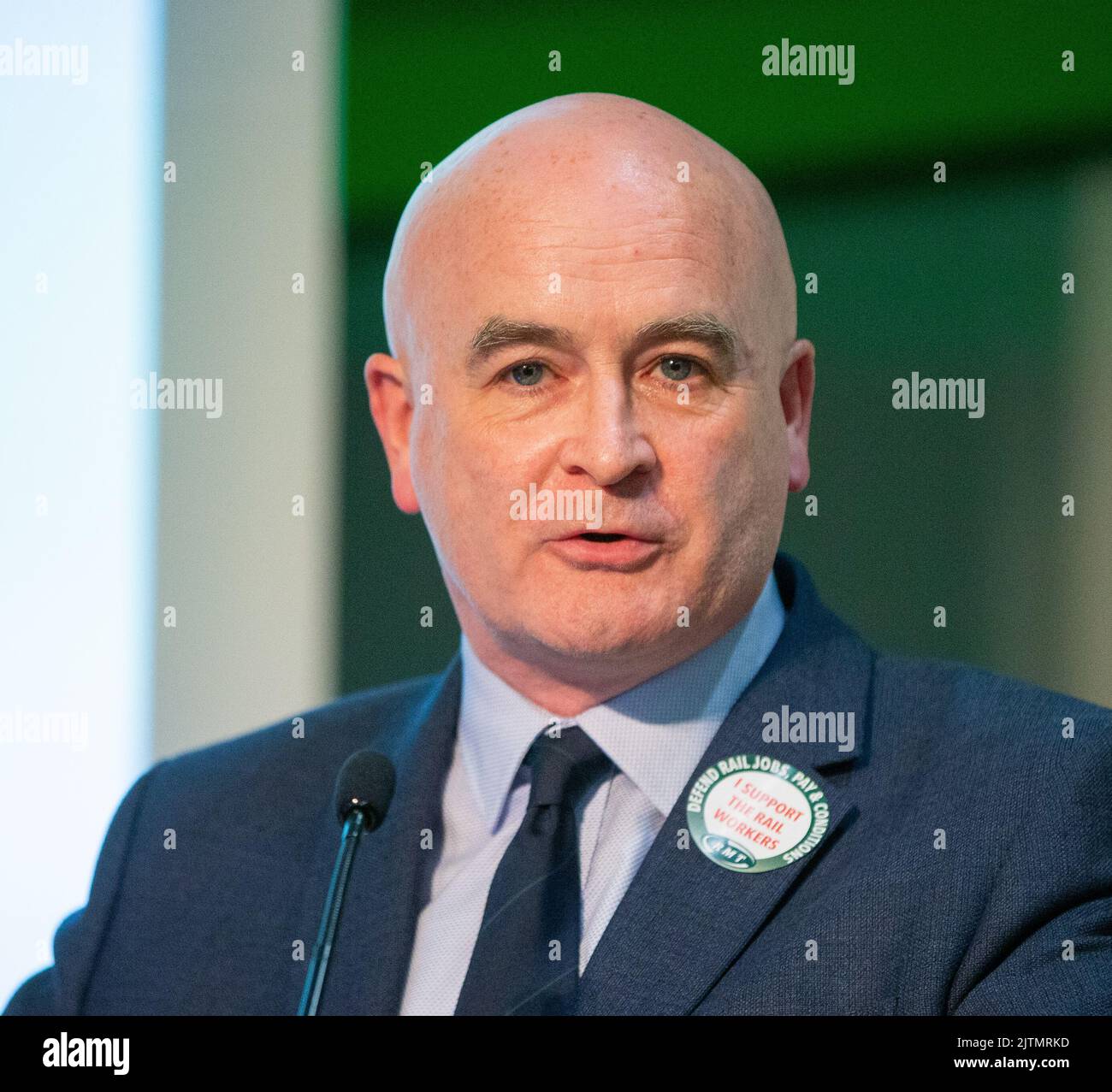 London, England, UK. 31st Aug, 2022. Secretary-General of Rail ...