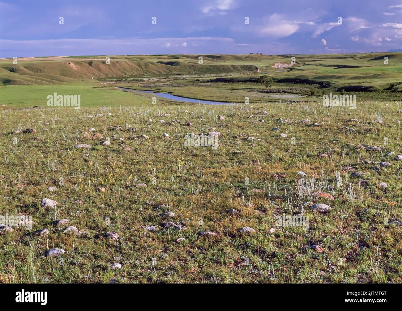 Tipi Rings tipi ring above birch creek near valier, montana Stock Photo - Alamy