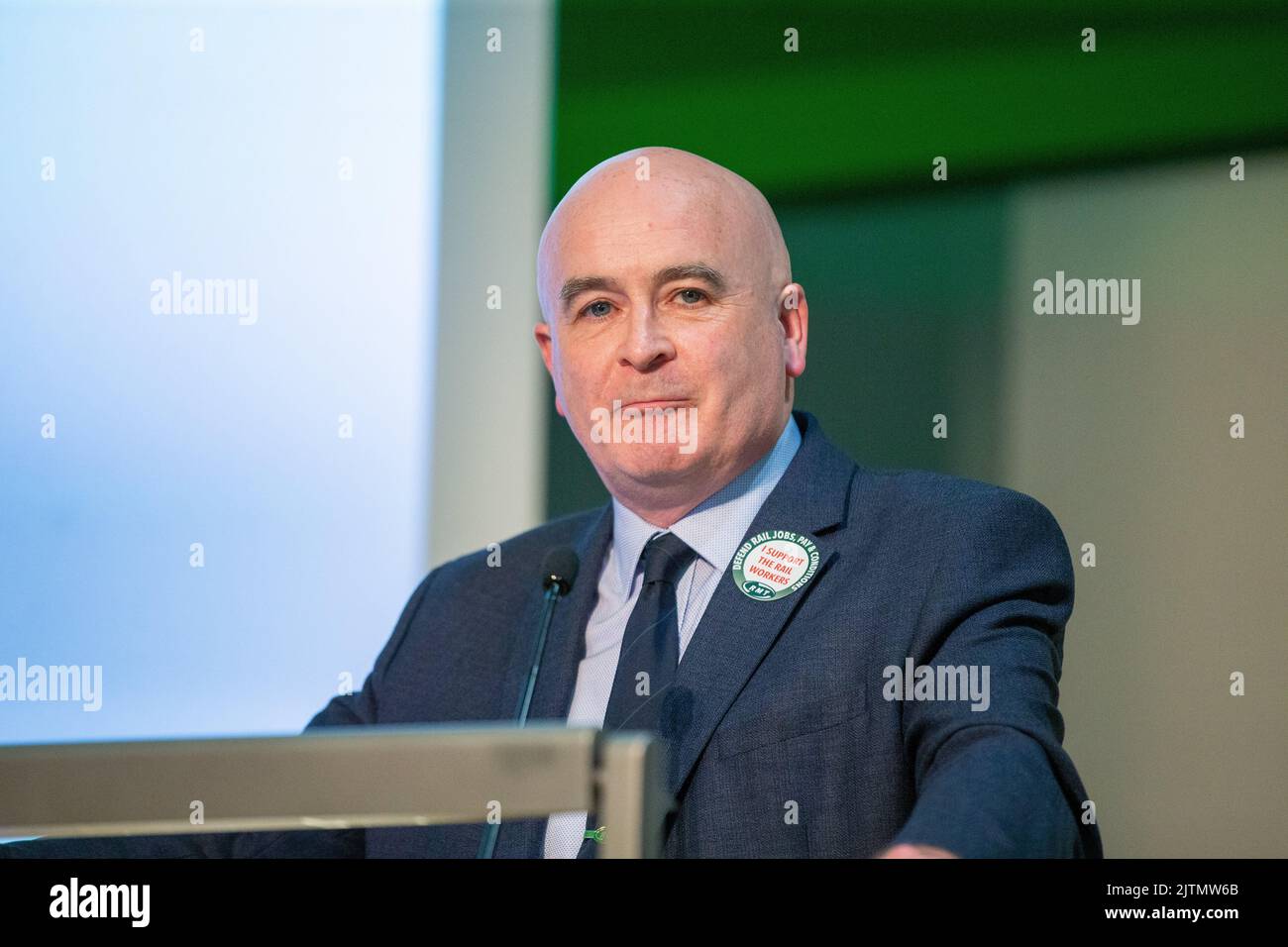 London, England, UK. 31st Aug, 2022. Secretary-General of Rail ...