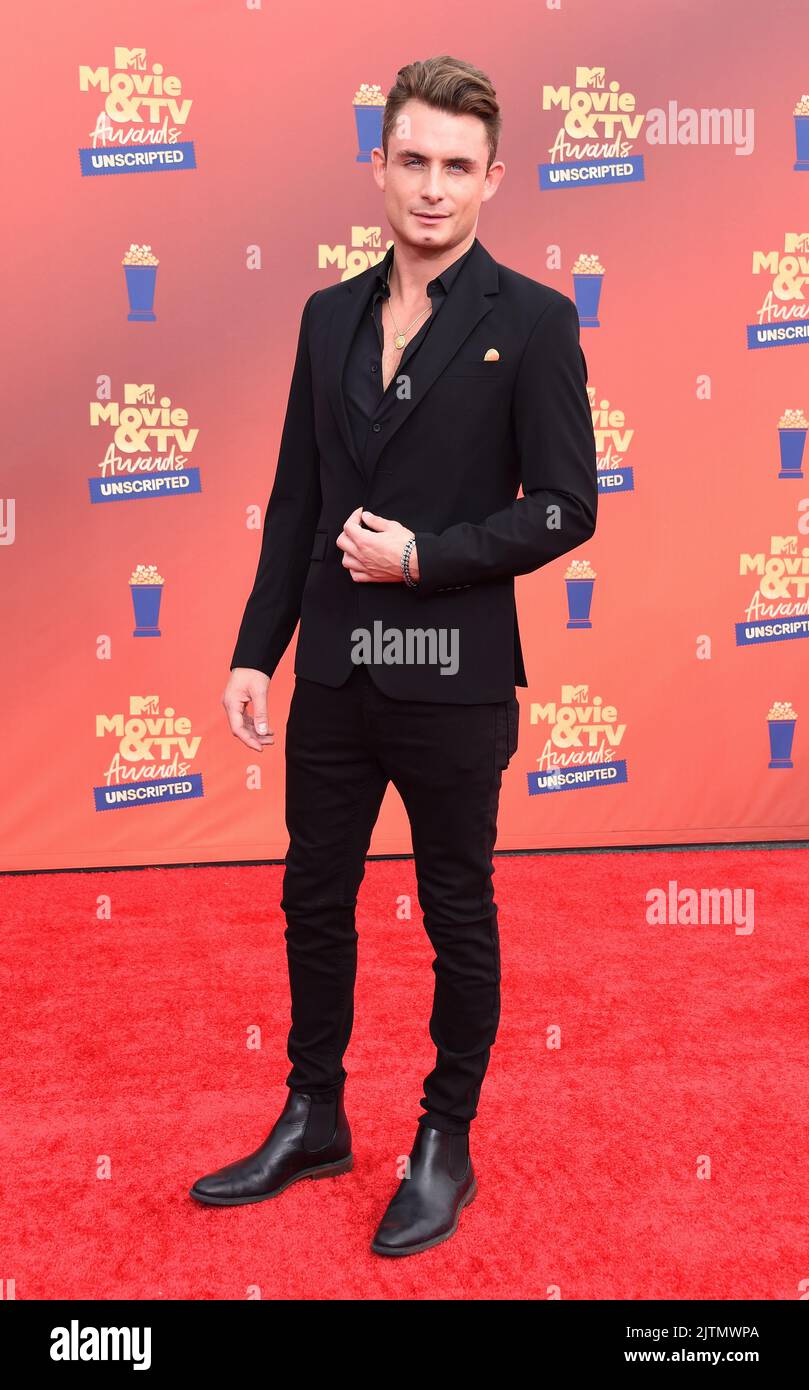 James Kennedy arriving at the Movie & TV Awards UNSCRIPTED held at