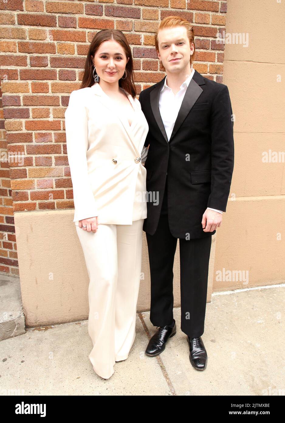 Emma Kenney and Cameron Monaghan attending the Tribeca Film Festival - 'My Love Affair With Marriage' Premiere held at the Village East Cinema on June 11, 2022 in New York City, NY ©Steven Bergman/AFF-USA.COM Stock Photo