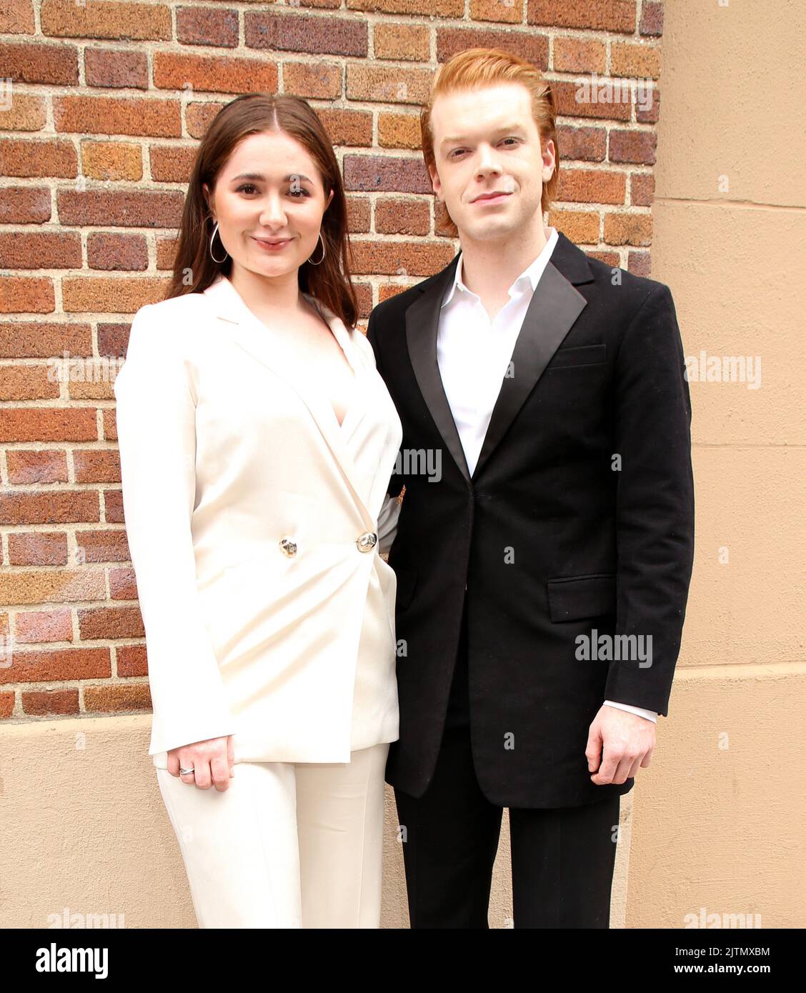 Emma Kenney and Cameron Monaghan attending the Tribeca Film Festival - 'My Love Affair With Marriage' Premiere held at the Village East Cinema on June 11, 2022 in New York City, NY ©Steven Bergman/AFF-USA.COM Stock Photo