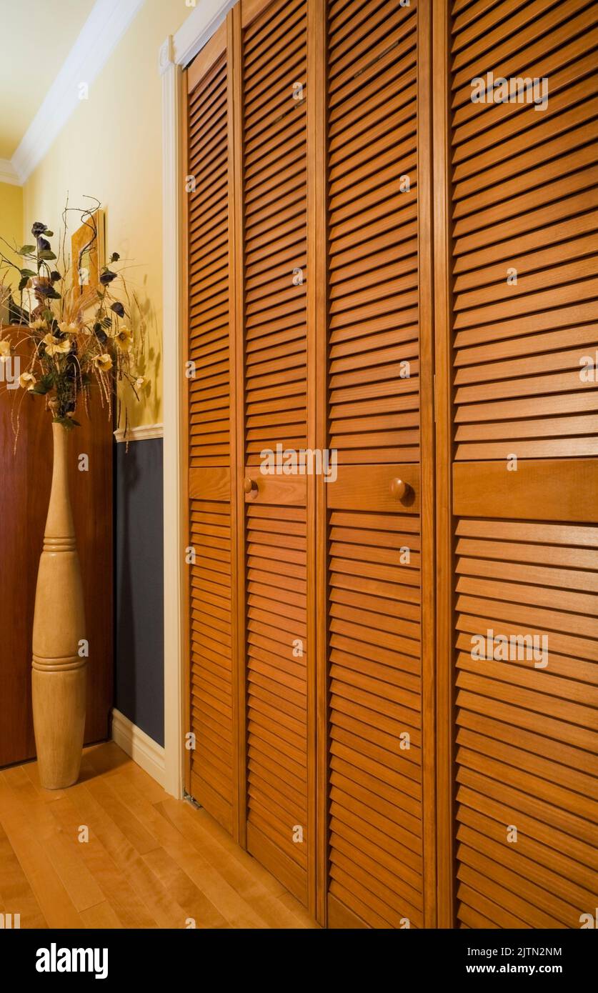 Small Wood Louver Doors 350x350
