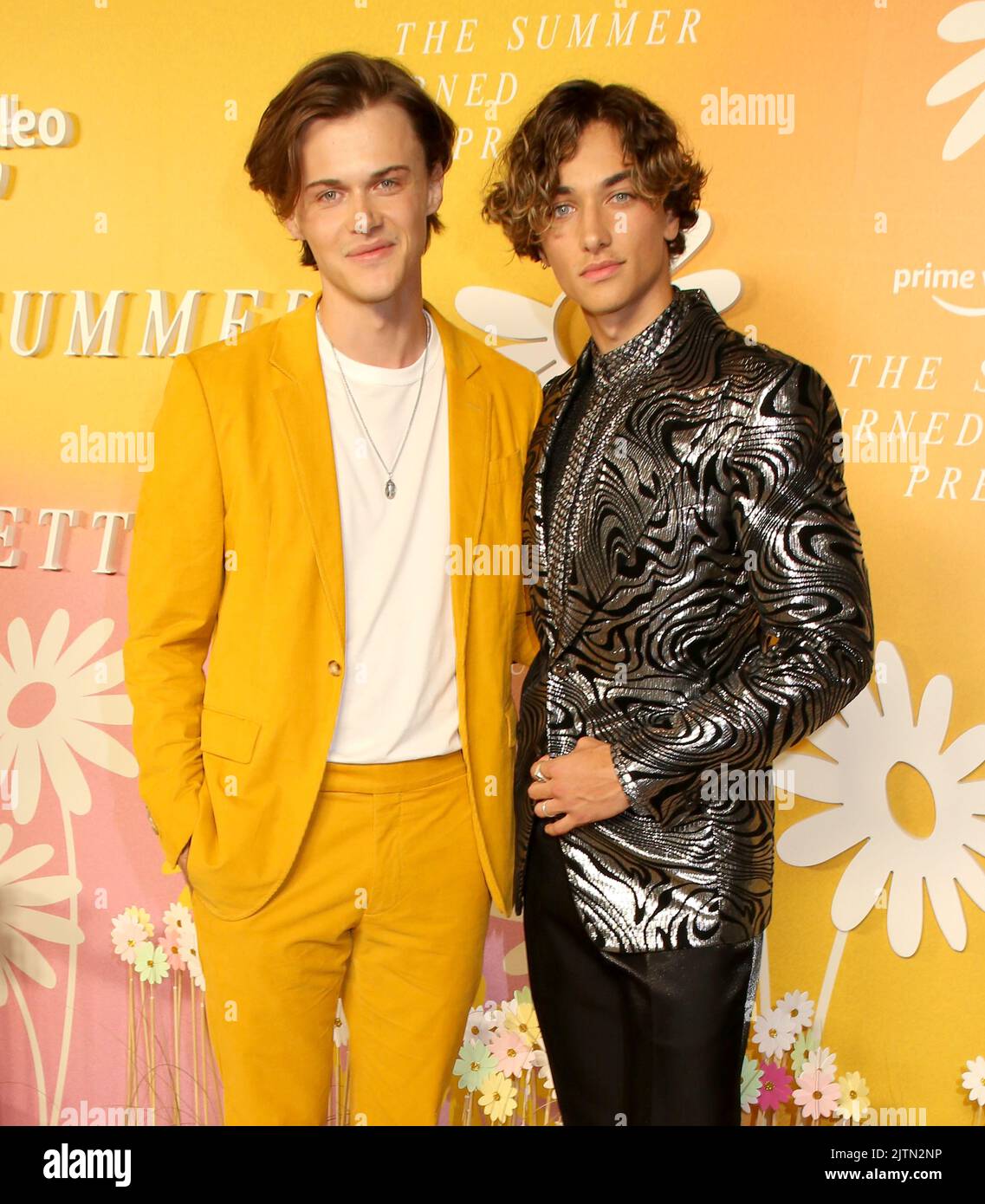 Christopher Briney and Gavin Casalegno attending 'The Summer I Turned ...