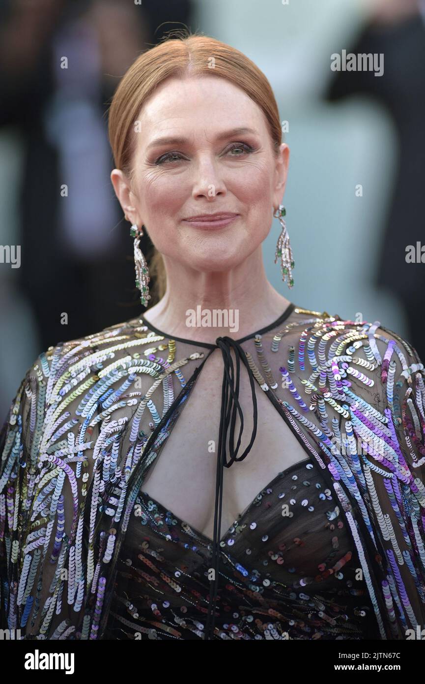 Venezia, Italy. 31st Aug, 2022. Julianne Moore attends the opening ceremony of the 79th Venice International Film Festival at Palazzo del Cinema in Venice, Italy on Wednesday, August 31, 2022. Photo by Rocco Spaziani/UPI Credit: UPI/Alamy Live News Stock Photo