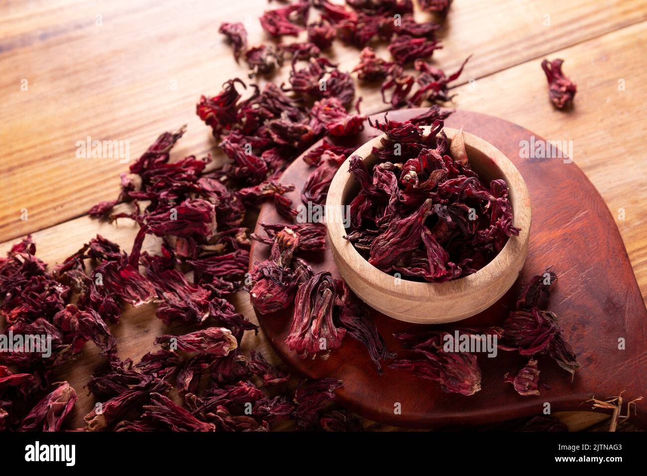 Hibiscus Sabdariffa. Also known as Jamaica, red guinea sorrel, rosella