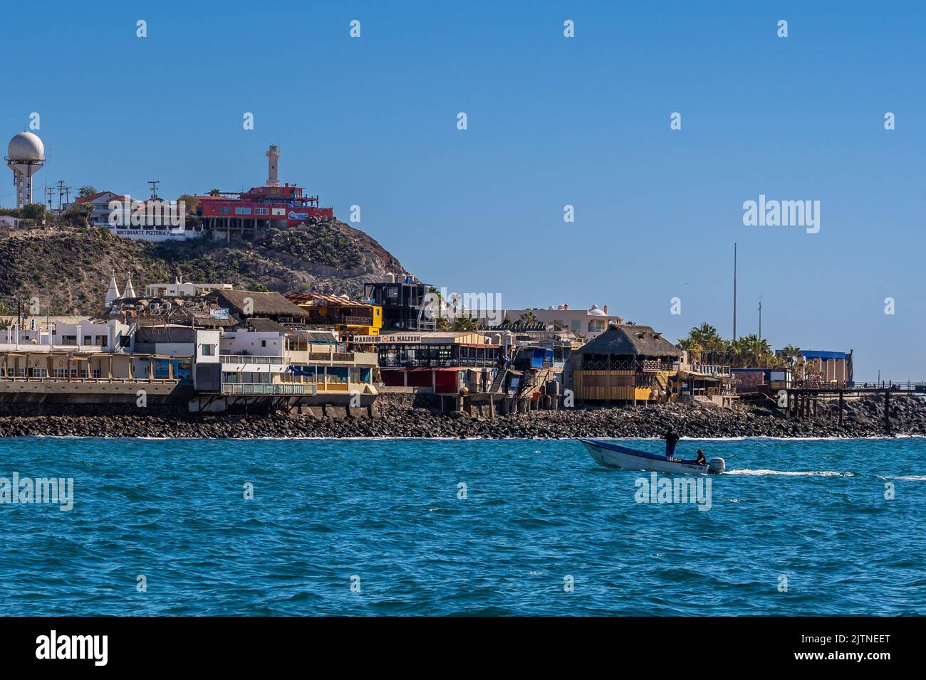 Puerto Penasco, Mexico, MX - Jan 29, 2022: A well known for its fishing