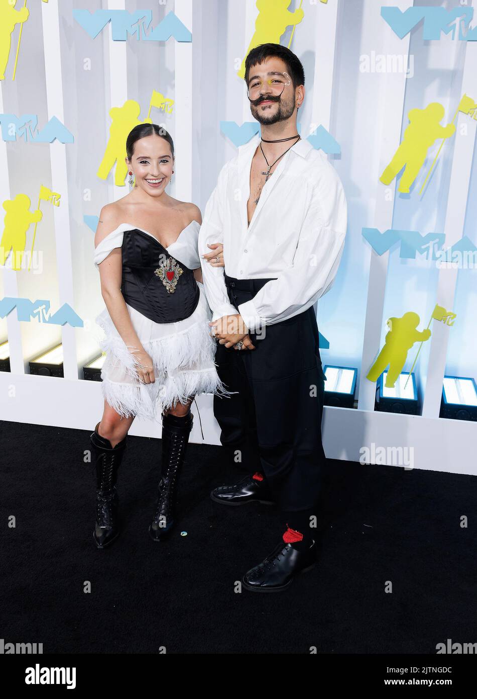 28 August 2022 - Newark, New Jersey - Evaluna Montaner, Camilo. 2022