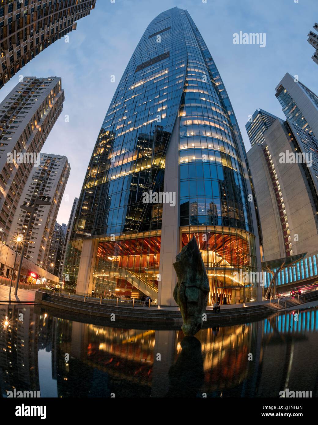 One Island East, the tallest building in Quarry Bay, Hong Kong, China. Stock Photo