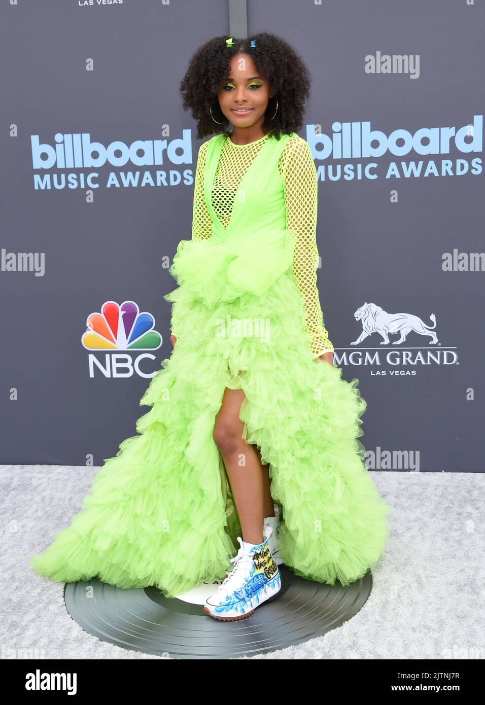 Mari Copeny arriving to the 2022 Billboard Music Awards at the MGM Grand Garden Arena on May 15, 2022 in Las Vegas, NV. © OConnor-Arroyo/AFF-USA.com Stock Photo