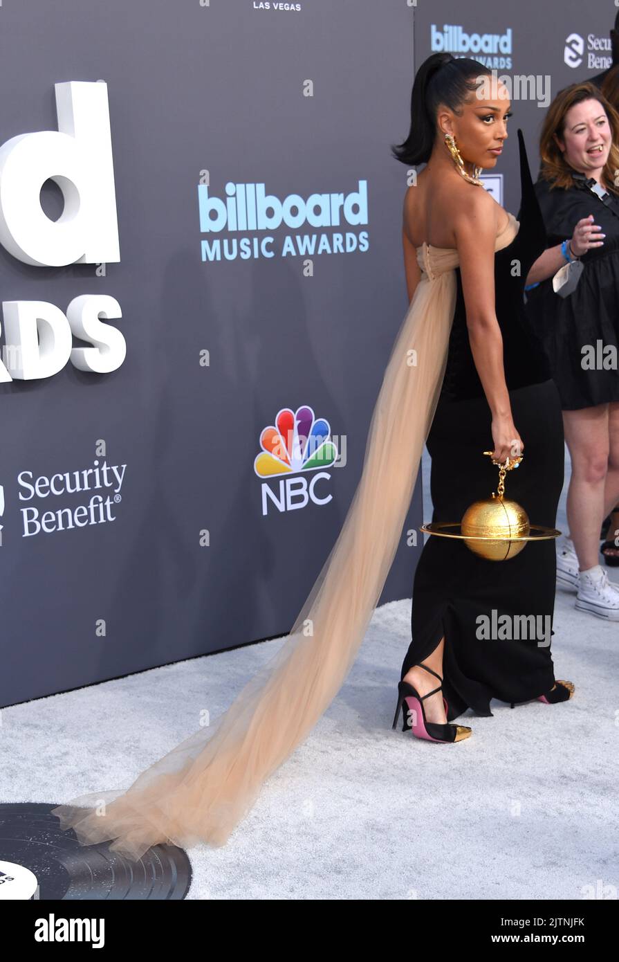 Doja Cat arriving to the 2022 Billboard Music Awards at the MGM Grand
